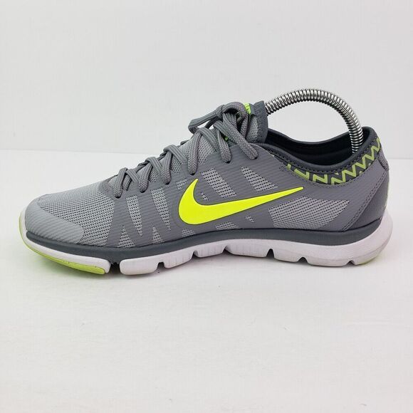Nike Flex Supreme TR 3 Womens Sz 9 Grey Green Training Sneaker Shoes 683138 005 - Picture 3 of 9